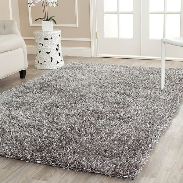 Safavieh Paris Shag Sg531-8080 Grey / Grey Rugs.