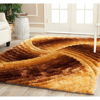 Safavieh Shag Sg553D Mink Geometric Area Rug