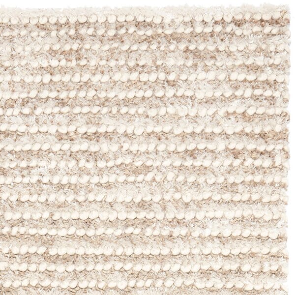 Safavieh Shag Sg640A White / Beige Shag Area Rug