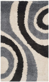 Safavieh Shag Sg915-1280 Ivory / Grey Rugs.