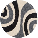 Safavieh Shag Sg915-1280 Ivory / Grey Rugs.