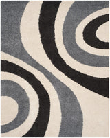 Safavieh Shag Sg915-1280 Ivory / Grey Rugs.