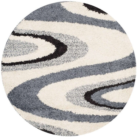 Safavieh Shag Sg917-1280 Ivory / Grey Rugs.