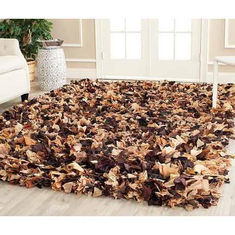 Safavieh Shag Sg951B Brown / Multi Shag Area Rug