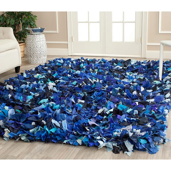 Safavieh Shag Sg951C Blue / Multi Shag Area Rug