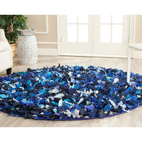 Safavieh Shag Sg951C Blue / Multi Shag Area Rug