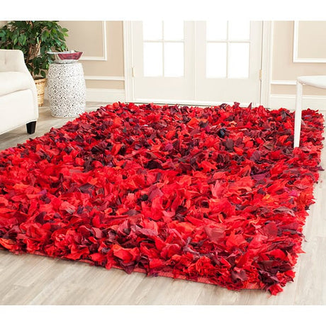 Safavieh Shag Sg951E Red / Multi Shag Area Rug