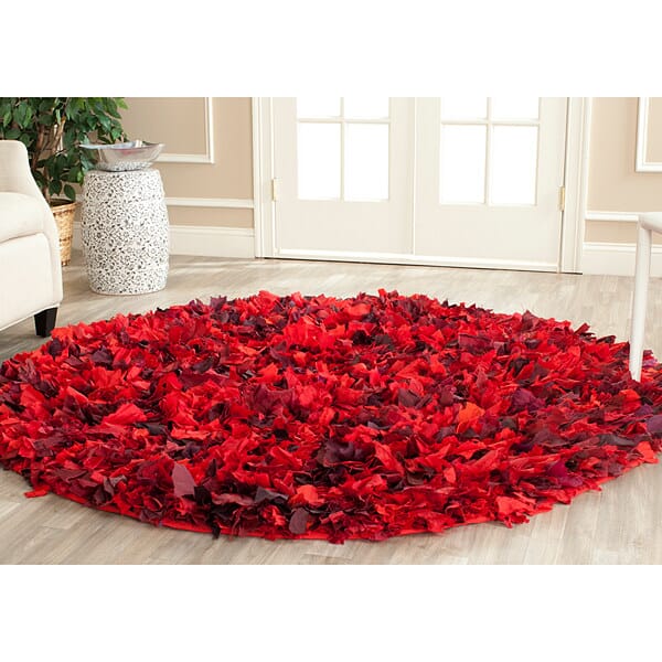 Safavieh Shag Sg951E Red / Multi Shag Area Rug