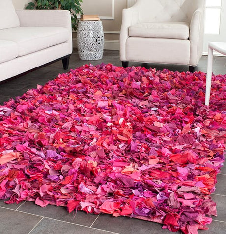 Safavieh Shag Sg951F Fuchsia / Multi Rugs.