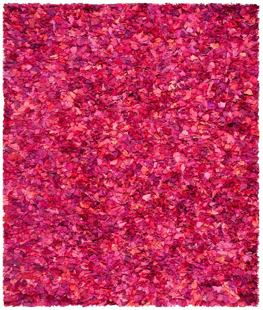 Safavieh Shag Sg951F Fuchsia / Multi Shag Area Rug