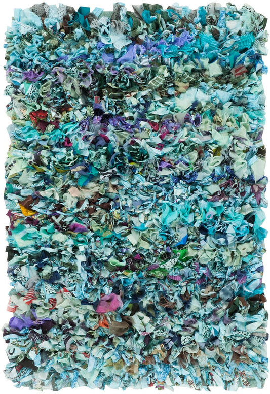 Safavieh Rio Shag Sg951M Blue / Multi Shag Area Rug