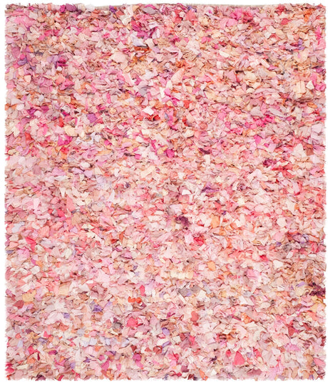 Safavieh Shag Sg951P Ivory / Pink Shag Area Rug