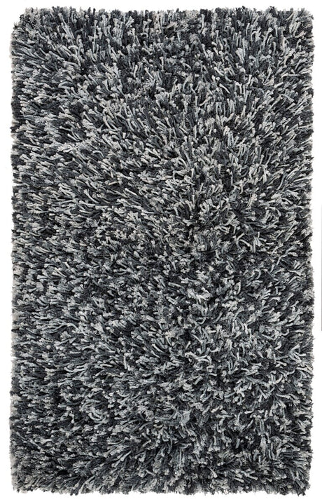 Safavieh Rio Shag Sg960H Black / Ivory Rugs.