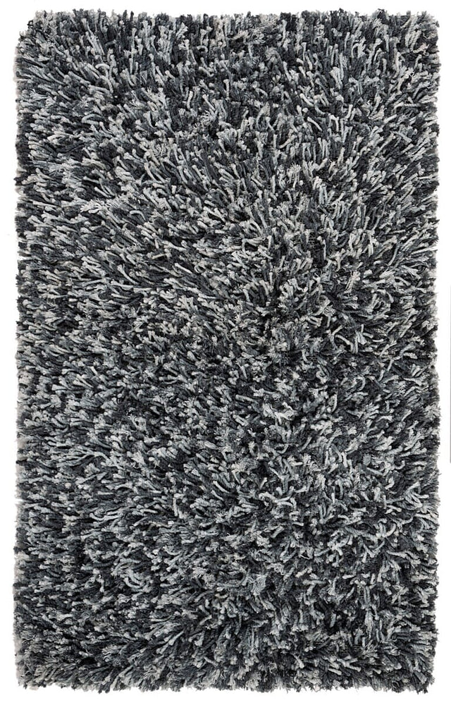 Safavieh Rio Shag Sg960H Black / Ivory Rugs.