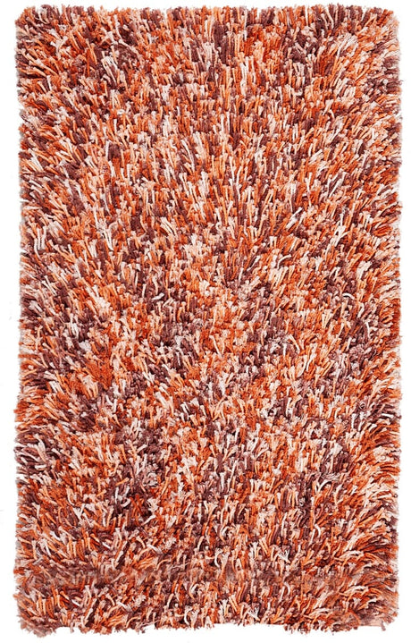 Safavieh Rio Shag Sg960P Rust / Ivory Rugs.