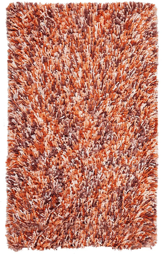 Safavieh Rio Shag Sg960P Rust / Ivory Shag Area Rug