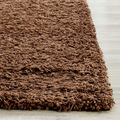 Safavieh Athens Shag Sga119A Brown Shag Area Rug