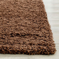 Safavieh Athens Shag Sga119A Brown Shag Area Rug