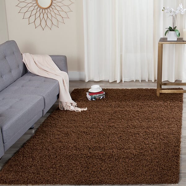 Safavieh Athens Shag Sga119A Brown Shag Area Rug