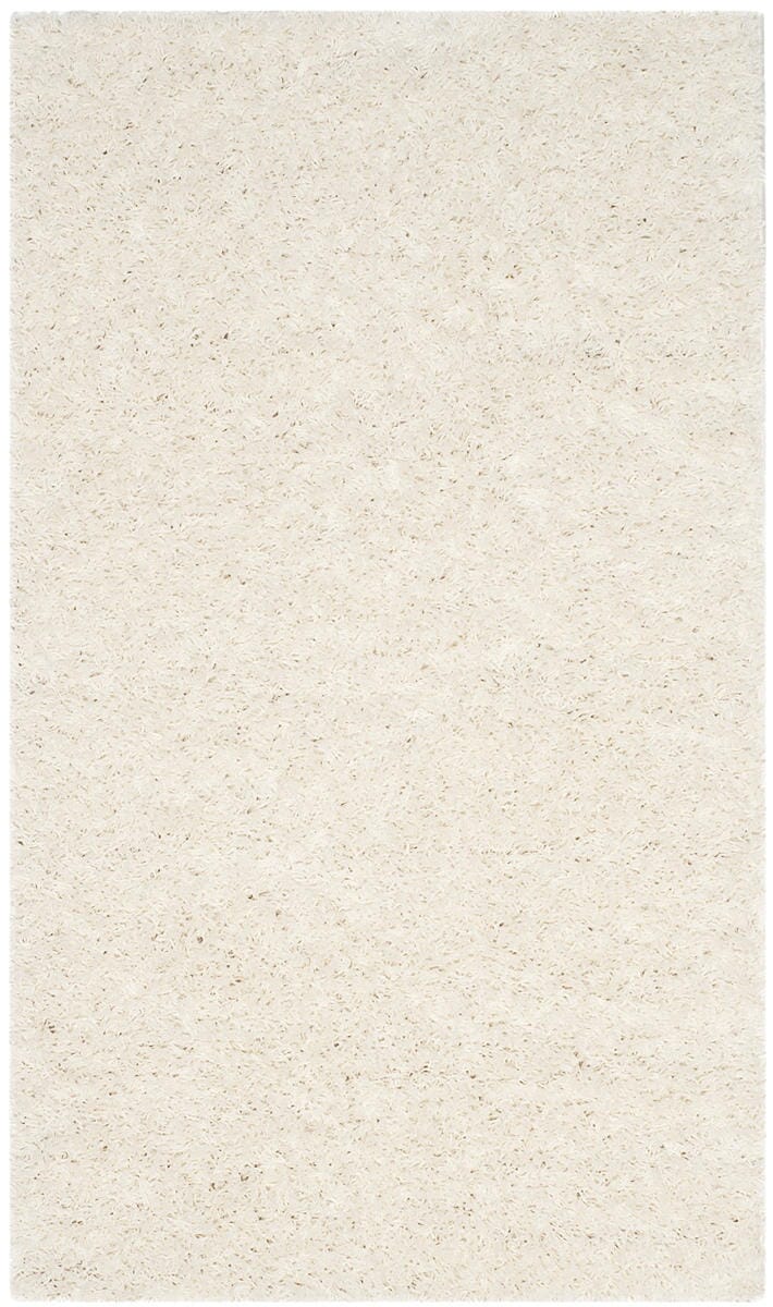 Safavieh Athens Shag Sga119B White Shag Area Rug