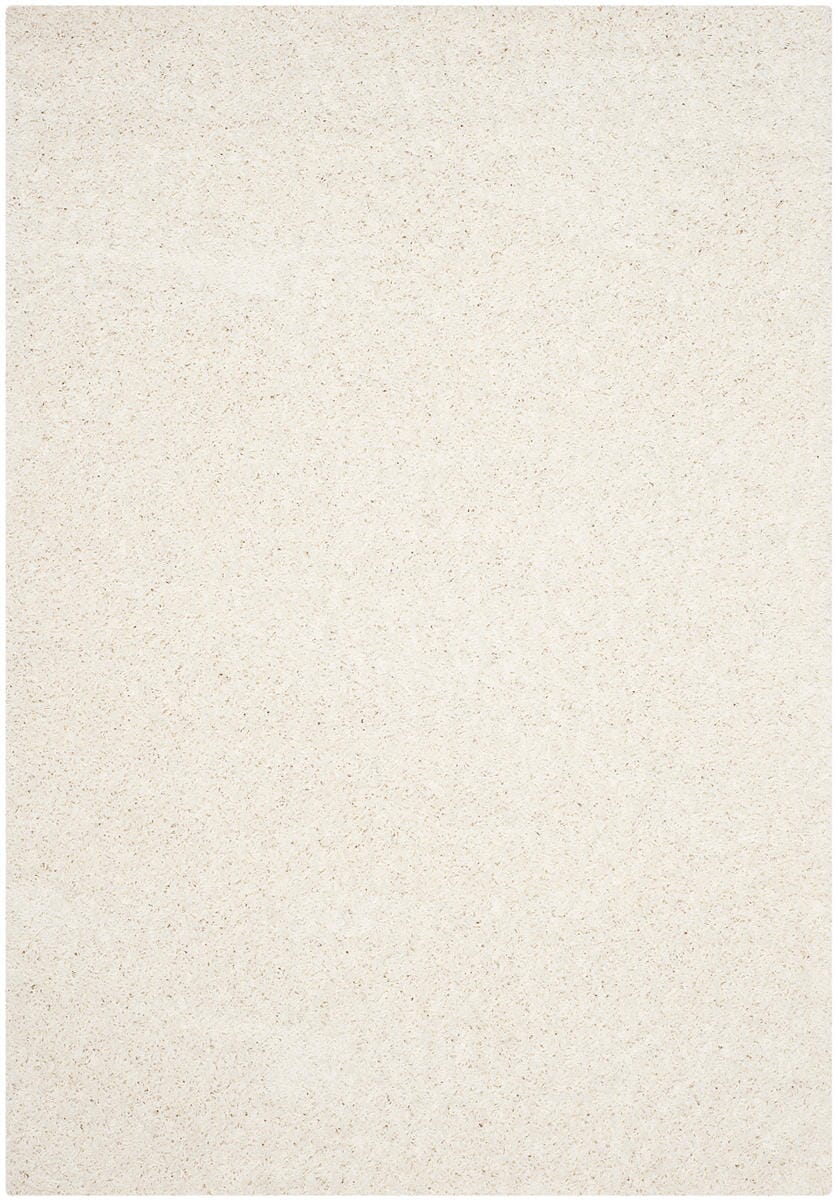 Safavieh Athens Shag Sga119B White Shag Area Rug