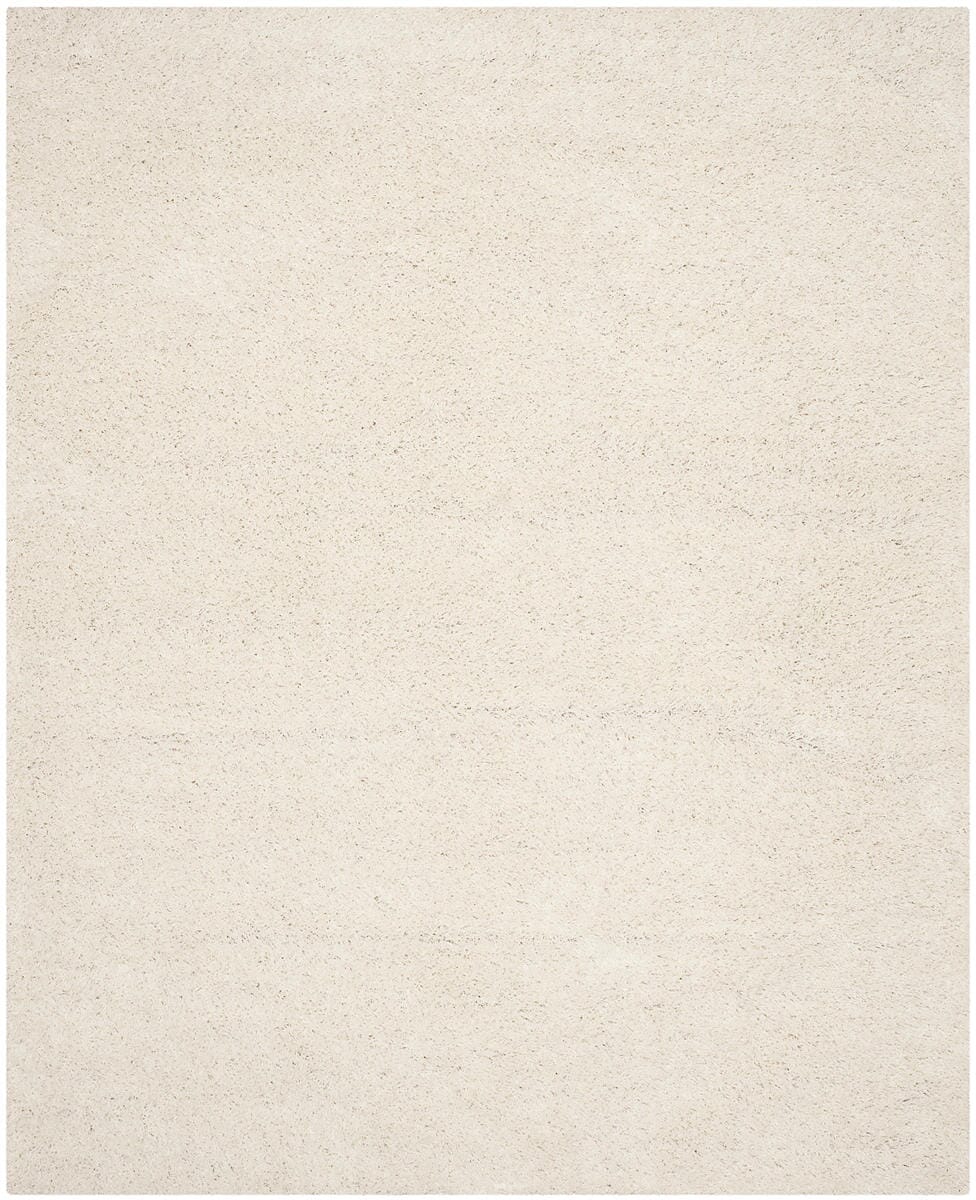 Safavieh Athens Shag Sga119B White Shag Area Rug