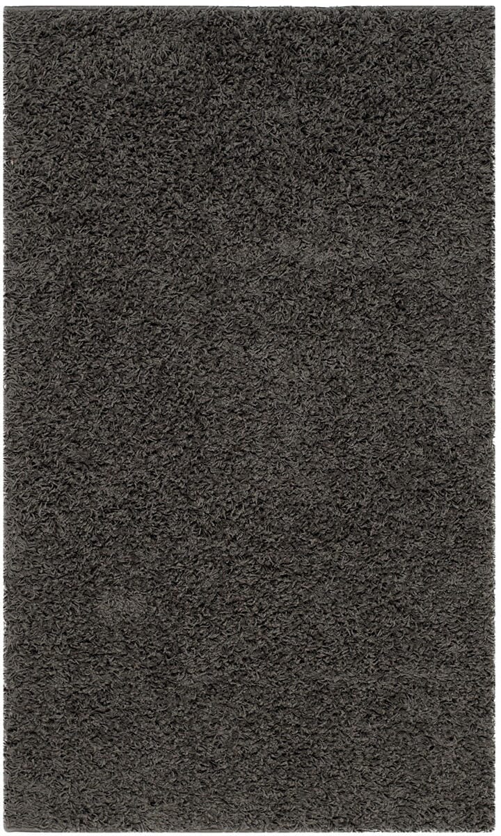 Safavieh Athens Shag Sga119C Dark Grey Shag Area Rug