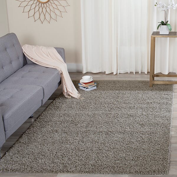 Safavieh Athens Shag Sga119F Light Grey Shag Area Rug