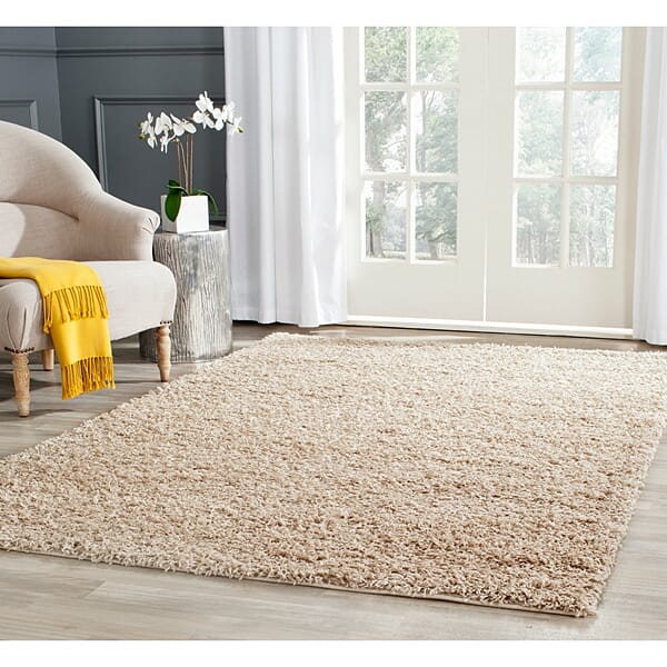 Safavieh Athens Shag Sga119G Beige Shag Area Rug