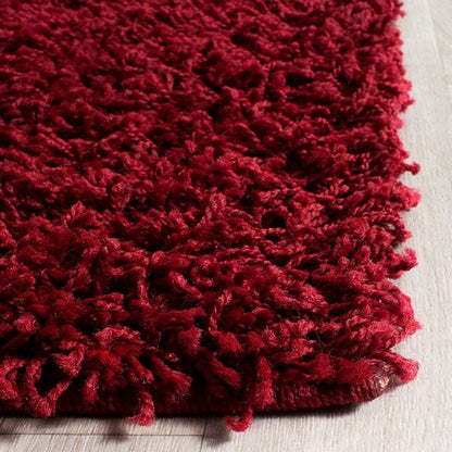 Safavieh Athens Shag Sga119R Red Shag Area Rug