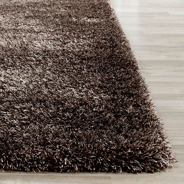 Safavieh Charlotte Shag Sgc720B Brown Shag Area Rug