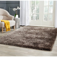 Safavieh Charlotte Shag Sgc720B Brown Shag Area Rug