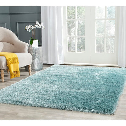 Safavieh Charlotte Shag Sgc720D Light Blue Shag Area Rug