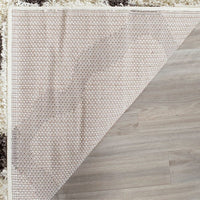 Safavieh Dallas Shag Sgd257H Ivory / Dark Grey Geometric Area Rug