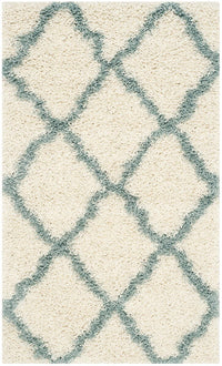 Safavieh Dallas Shag Sgd257J Ivory / Light Blue Geometric Area Rug