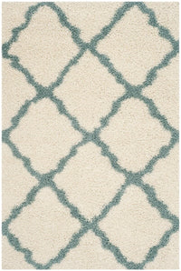 Safavieh Dallas Shag Sgd257J Ivory / Light Blue Geometric Area Rug