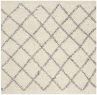 Safavieh Dallas Shag Sgd258F Ivory / Grey Geometric Area Rug