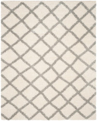 Safavieh Dallas Shag Sgd258F Ivory / Grey Geometric Area Rug