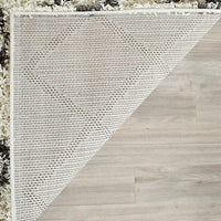 Safavieh Dallas Shag Sgd258H Ivory / Dark Green Geometric Area Rug