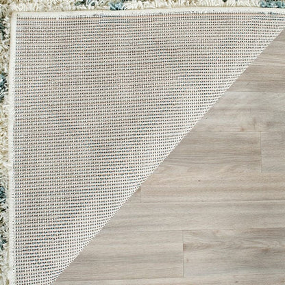 Safavieh Dallas Shag Sgd258J Ivory / Seafoam Geometric Area Rug