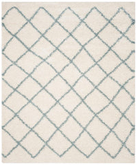 Safavieh Dallas Shag Sgd258J Ivory / Seafoam Geometric Area Rug