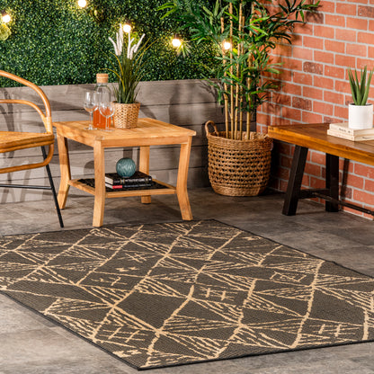 Nuloom Marlow Aztec Nma1781B Charcoal Area Rug