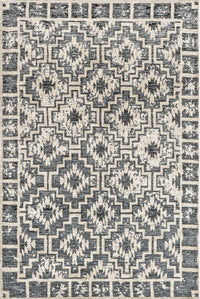 Nuloom Trena Tribal Ntr2082A Dark Gray Area Rug