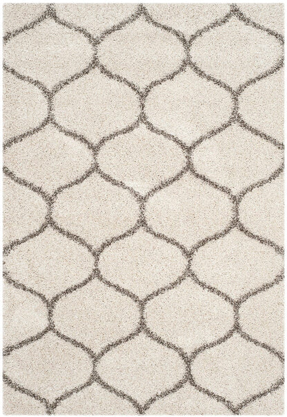 Safavieh Hudson Shag Sgh280A Ivory / Grey Geometric Area Rug