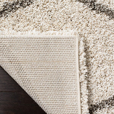 Safavieh Hudson Shag Sgh280A Ivory/Grey Rug.