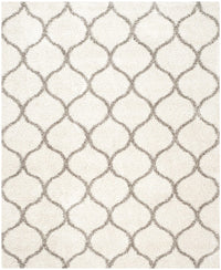 Safavieh Hudson Shag Sgh280A Ivory / Grey Geometric Area Rug