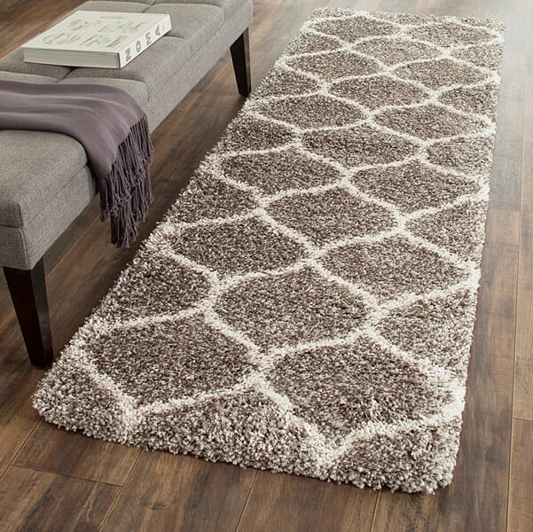 Safavieh Hudson Shag Sgh280B Grey/Ivory Rug.