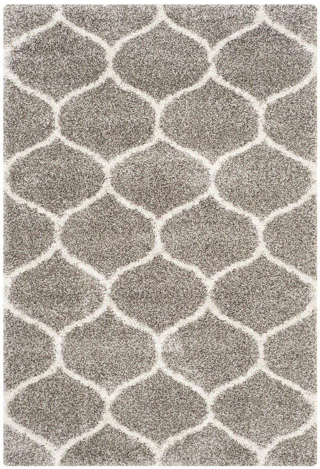 Safavieh Hudson Shag Sgh280B Grey/Ivory Rug.