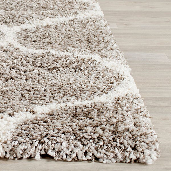 Safavieh Hudson Shag Sgh280B Grey/Ivory Rug.