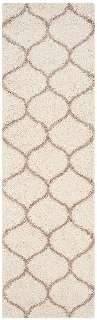 Safavieh Hudson Shag Sgh280D Ivory / Beige Geometric Area Rug